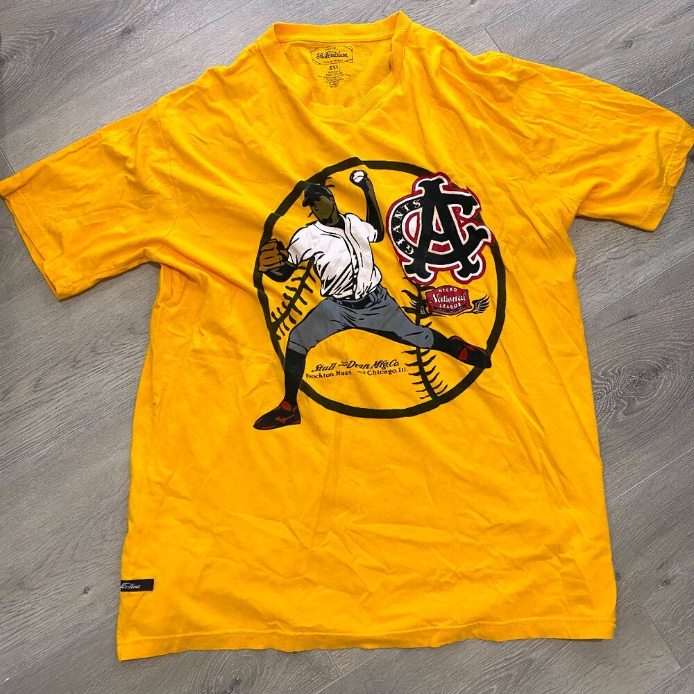 Stall & Dean Vintage 90s Giants Negro League Baseball T-Shirt Size 2XL USA